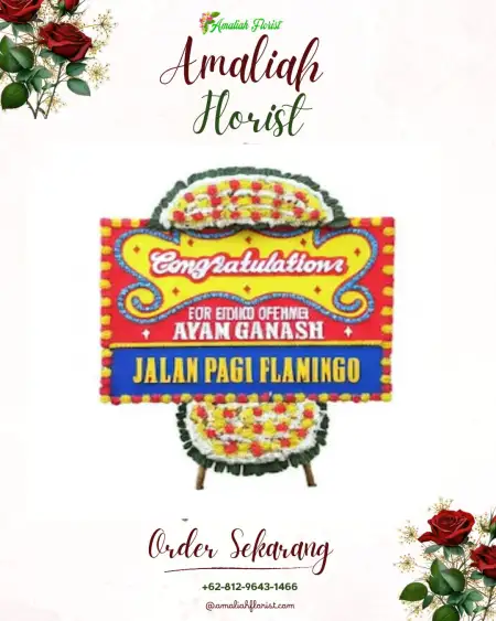 Sewa Papan Bunga Tunjungan
